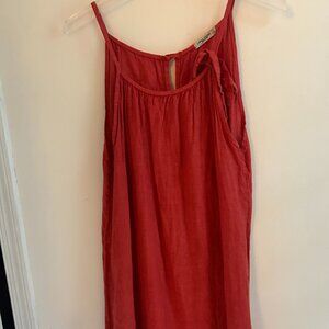 Red Gauze dress